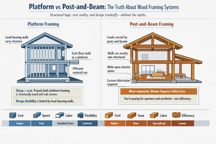 Platform vs Balloon vs Post and Beam