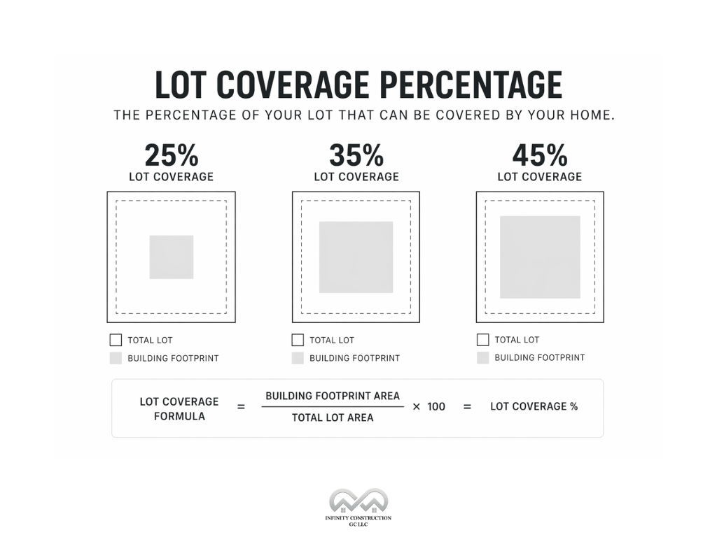 lot coverage percentage
