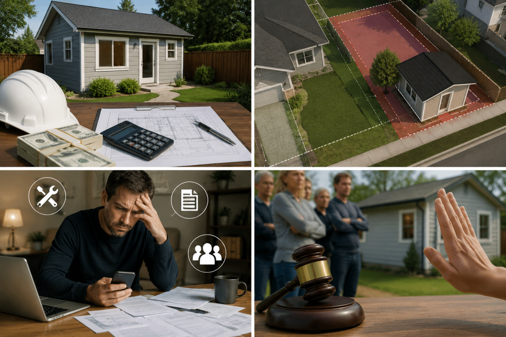 Cons of building an ADU in Washington