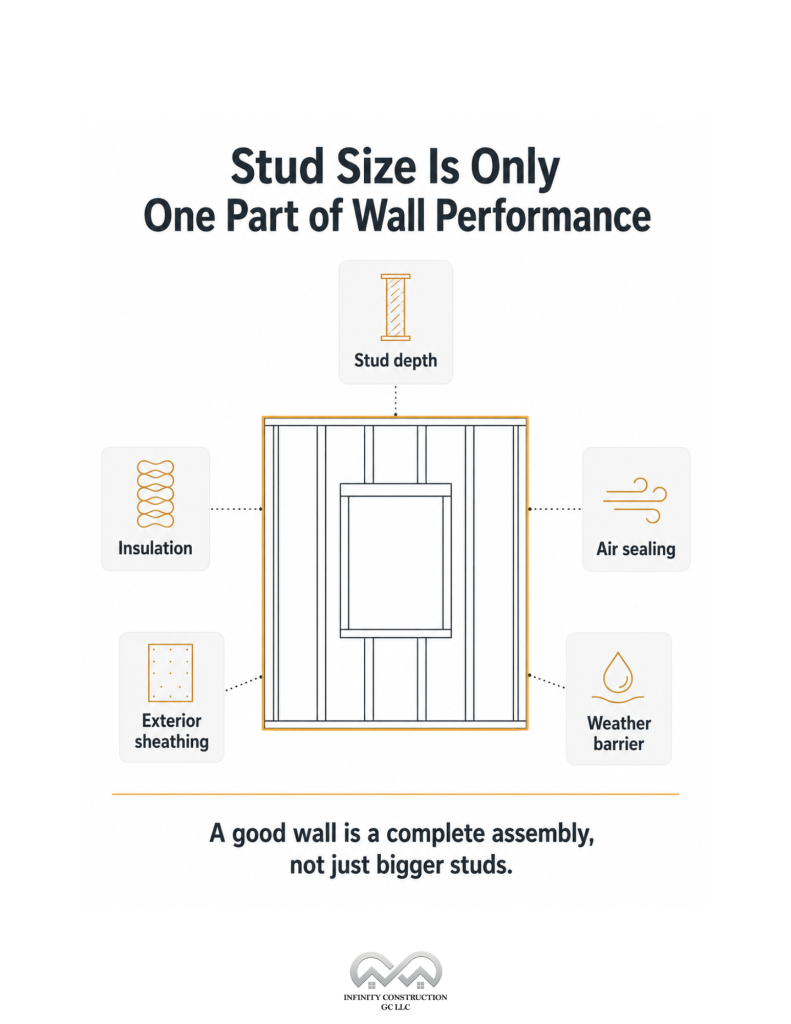 Stud Size Is Only One Part of Wall Performance - Infographic