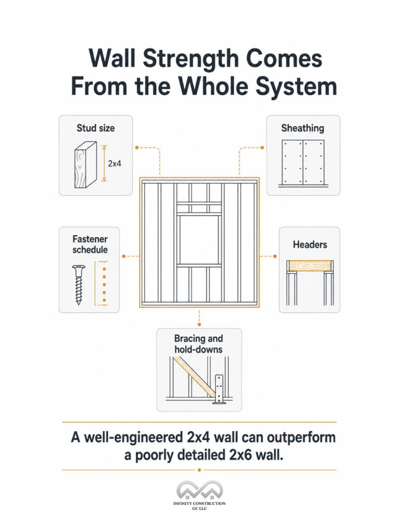 Wall Strength Comes From the Whole System - Infographic