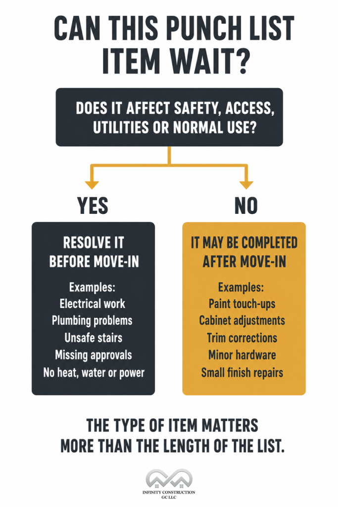 Can This Punch List Item Wait - Infographic