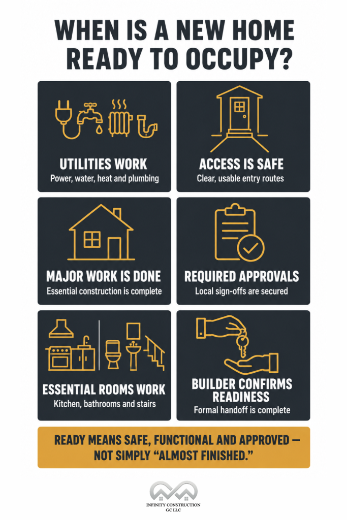 When is a New Home Ready to Occupy - Infographic
